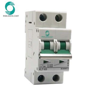 Thiết bị điện Sunlight XL7-63 Áp tô mát 2P DC 63A 800VDC